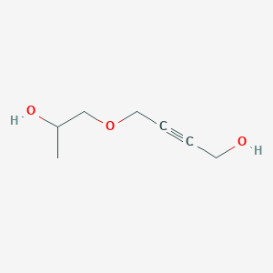 molecular formula C7H12O3 B167393 4-(2-Hydroxypropoxy)but-2-yn-1-ol CAS No. 1606-79-7