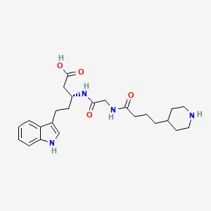 molecular formula C24H34N4O4 B1673936 L-703014 CAS No. 142638-79-7