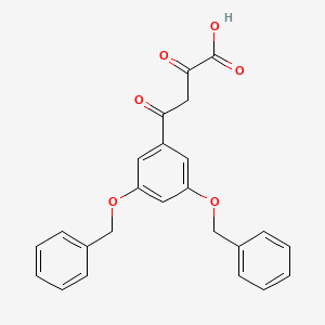 4-[3,5-Bis(phenylmethoxy)phenyl]-2,4-dioxobutanoic acid