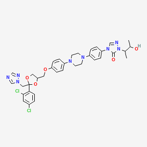 molecular formula C35H38Cl2N8O5 B1673955 Hydroxyitraconazole CAS No. 112559-91-8