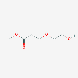 molecular formula C6H12O4 B1673962 Methyl 3-(2-hydroxyethoxy)propanoate CAS No. 93673-82-6