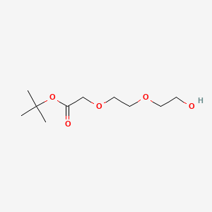 molecular formula C10H20O5 B1673965 Hydroxy-PEG2-CH2-Boc CAS No. 149299-82-1