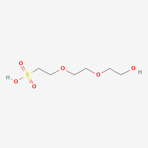 molecular formula C6H14O6S B1673967 Hydroxy-PEG2-sulfonic acid CAS No. 112724-27-3