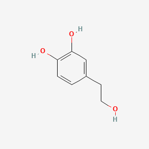 molecular formula C8H10O3 B1673988 Hydroxytyrosol CAS No. 10597-60-1