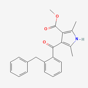 molecular formula C22H21NO3 B1673993 FPL64176 CAS No. 120934-96-5