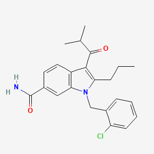 molecular formula C23H25ClN2O2 B1674009 FR-181074 CAS No. 184147-65-7