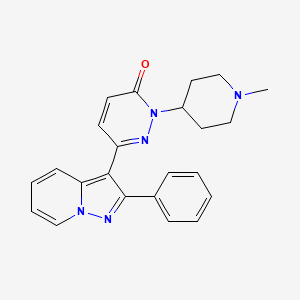 molecular formula C23H23N5O B1674020 FR194921 CAS No. 202646-80-8