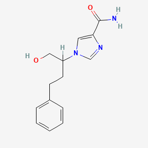 molecular formula C14H17N3O2 B1674026 FR221647 CAS No. 256461-28-6