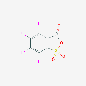 molecular formula C7I4O4S B167403 Tetraiodo-2-sulfobenzoic Anhydride CAS No. 1745-83-1
