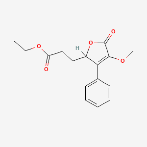 molecular formula C16H18O5 B1674031 FR-62765 CAS No. 105346-34-7