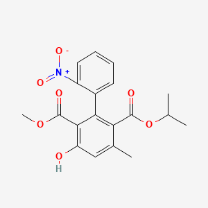 molecular formula C19H19NO7 B1674033 FR 75513 CAS No. 127975-78-4