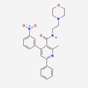 molecular formula C25H26N4O4 B1674034 FR 76830 CAS No. 113243-75-7