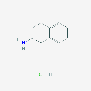 molecular formula C10H13ClN- B167404 1,2,3,4-Tetrahydronaphthalen-2-amine hydrochloride CAS No. 1743-01-7