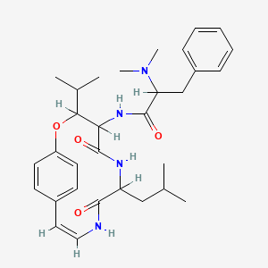molecular formula C31H42N4O4 B1674050 Frangufoline CAS No. 19526-09-1