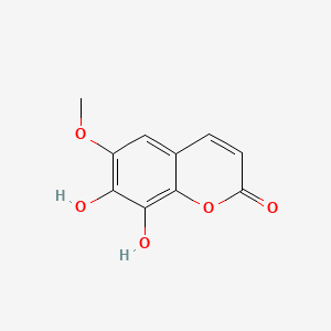 molecular formula C10H8O5 B1674051 桤木素 CAS No. 574-84-5