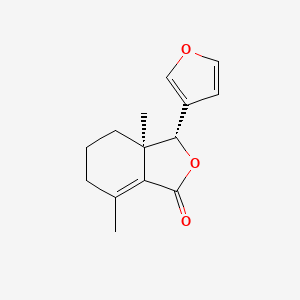 molecular formula C14H16O3 B1674054 Fraxinellone CAS No. 28808-62-0