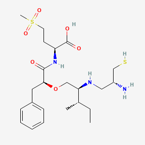 molecular formula C23H39N3O6S2 B1674066 L-739750 