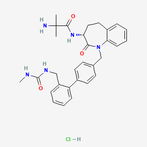 molecular formula C30H36ClN5O3 B1674068 Unii-SM6fxecpx8 CAS No. 195248-02-3