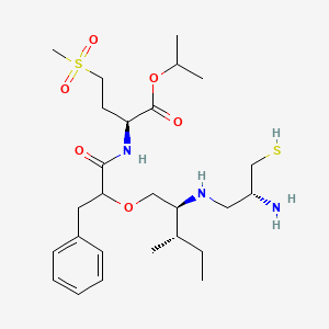 molecular formula C26H45N3O6S2 B1674074 L 744832 CAS No. 160141-09-3