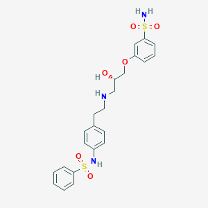 molecular formula C23H27N3O6S2 B1674076 L-748328 CAS No. 244192-93-6