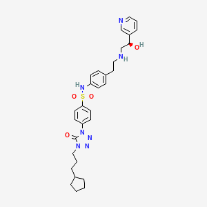 molecular formula C30H37N7O4S B1674093 L-770644 CAS No. 173901-95-6