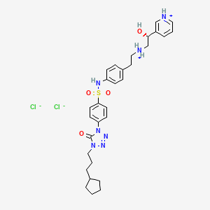 molecular formula C30H39Cl2N7O4S B1674094 L-770644 dihydrochloride CAS No. 182251-68-9