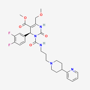 molecular formula C28H33F2N5O5 B1674095 L-771688 CAS No. 200050-59-5