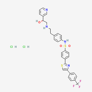 molecular formula C31H29Cl2F3N4O3S2 B1674106 L-796568 CAS No. 211031-81-1