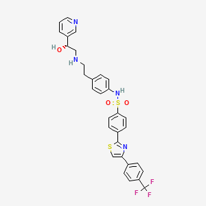 molecular formula C31H27F3N4O3S2 B1674107 L-796568 free base CAS No. 211031-01-5