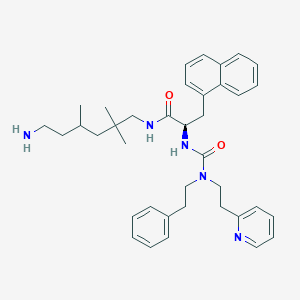molecular formula C38H49N5O2 B1674109 L-797591 