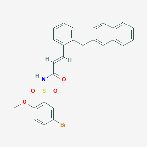 molecular formula C27H22BrNO4S B1674110 L-798106 CAS No. 244101-02-8