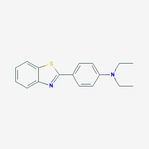 molecular formula C17H18N2S B167412 2-(4'-Diethylaminophenyl)benzothiazole CAS No. 10205-57-9