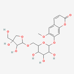 molecular formula C21H26O13 B1674121 Xeroboside CAS No. 117842-09-8