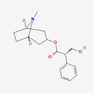 molecular formula C17H24NO3+ B1674123 Hyoscyamine CAS No. 101-31-5