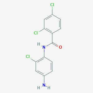 molecular formula C6H12OS B1674127 n-(4-Amino-2-chlorophenyl)-2,4-dichlorobenzamide CAS No. 42480-64-8