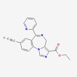 molecular formula C21H16N4O2 B1674134 HZ166 CAS No. 612527-56-7