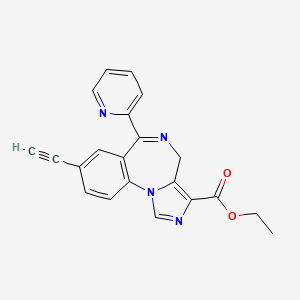 molecular formula C21H16N4O2 B1674134 Unii-mur6UE5SL3 CAS No. 612527-56-7