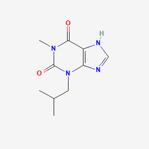 molecular formula C10H14N4O2 B1674149 3-Isobutyl-1-methylxanthine CAS No. 28822-58-4