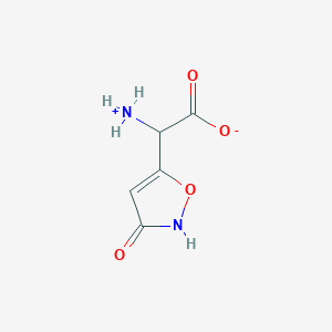 molecular formula C5H6N2O4 B1674152 L-Ibotenic acid CAS No. 2552-55-8