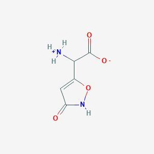 molecular formula C5H6N2O4 B1674152 Ibotenic acid CAS No. 2552-55-8
