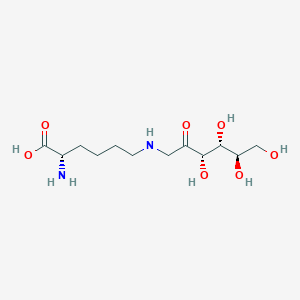 molecular formula C12H24N2O7 B1674161 Fructosyl-lysine CAS No. 21291-40-7