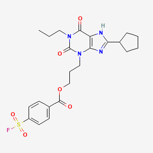 molecular formula C23H27FN4O6S B1674165 Fscpx CAS No. 156547-56-7