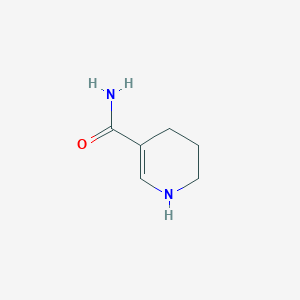 molecular formula C6H10N2O B167417 1,4,5,6-Tetrahydropyridine-3-carboxamide CAS No. 1874-73-3