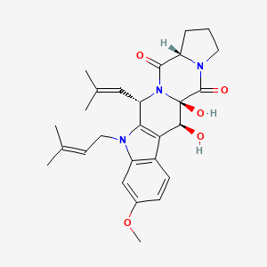molecular formula C27H33N3O5 B1674182 Fumitremorgin B CAS No. 12626-17-4