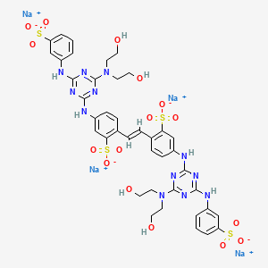 molecular formula C40H40N12Na4O16S4 B1674187 Fluorescent brightener 24 CAS No. 12224-02-1