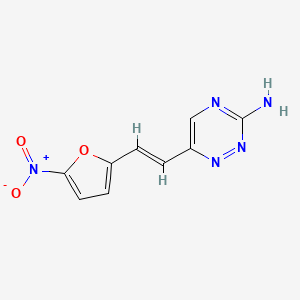molecular formula C9H7N5O3 B1674190 Furalazine CAS No. 556-12-7
