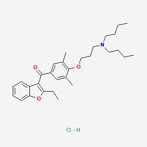 molecular formula C30H42ClNO3 B1674192 L 8412 CAS No. 50602-48-7