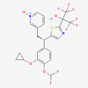molecular formula C23H18F8N2O4S B1674196 L-869298 CAS No. 362718-73-8