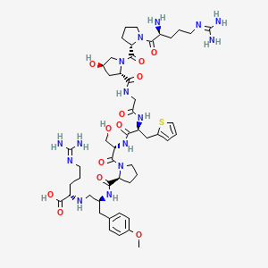 molecular formula C49H75N15O12S B1674209 Labradimil CAS No. 159768-75-9