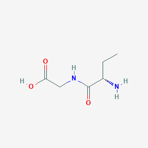 molecular formula C6H12N2O3 B167421 H-Abu-Gly-OH CAS No. 16305-80-9